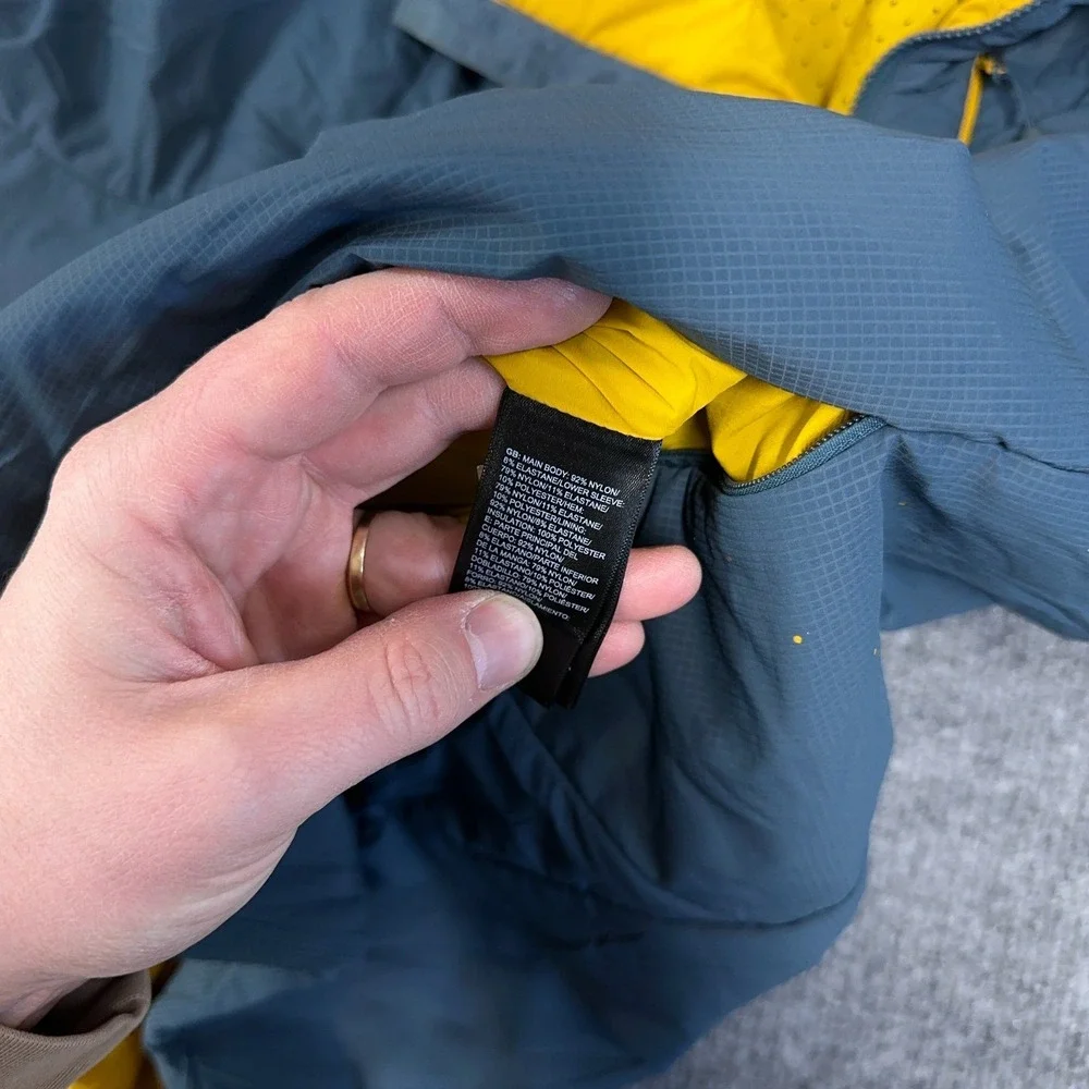 The North Face Jacket Men Small Slate Blue Gray Ventrix Ultralight Puffer Hiking